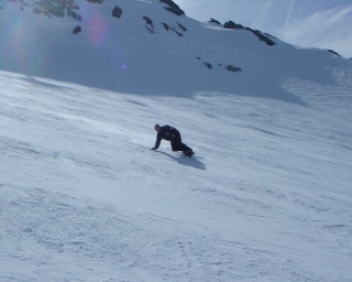  recorrido de snowboard multideslizamiento La Plagne